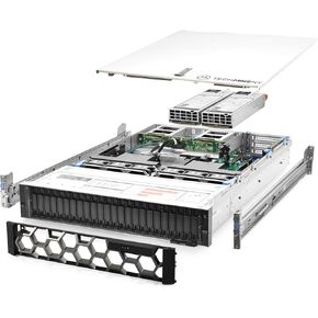 TechMikeNY Server 2X Gold 6248 2.50Ghz 40-Core 512GB RAM Rails PowerEdge R740xd NVMe (Renewed)