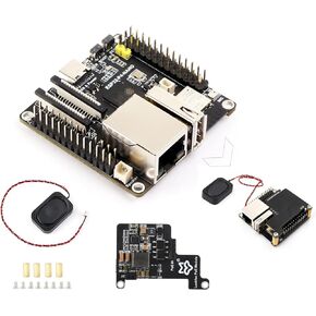 ESP32-P4-NANO Development Board, ESP32-P4 Chip: RISC-V Dual-Core and Single-Core Processors, Human-Machine Interfaces: MIPI-CSI, MIPI-DSI, USB, ETH, etc. Comes with Speaker and PoE Module, 4 Items