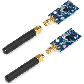 2 PCS CC1101 Wireless Module with SMA Antenna Wireless Transceiver Module for Arduino 433MHZ Also for 315/868/915MHZ