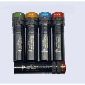 Compatible Replacement Mobilchoke Cal 20 Black Choke Tube Extended 5-Set by Billman