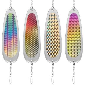 Kokanee Dodger Fishing Teardrop Dodgers Flashers for Trolling Lure Tackle Salmon Fish