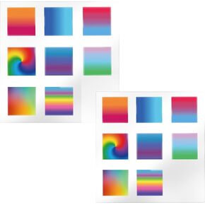 Gradient Filter Screen Sheet Compatible for Casio AE-1200,8 Types Of High Transparency Colorful Filters,16 Pack Watch Screen Modification Decal
