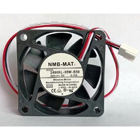 2406KL-05W-B59 DC24V 0.13A 6CM 6015 Cooling Fan 2406KL-05W-B59 3-Wire DC Fan