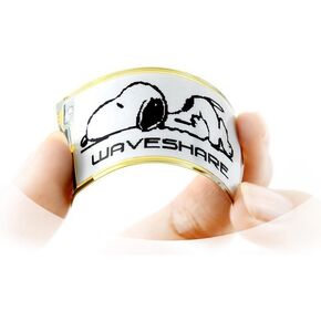 waveshare 212x104 2.13inch Flexible E-Ink Raw Display Black/White Dual-Color SPI Interface E-Paper Without PCB Supports Partial Refresh for Raspberry Pi/STM32