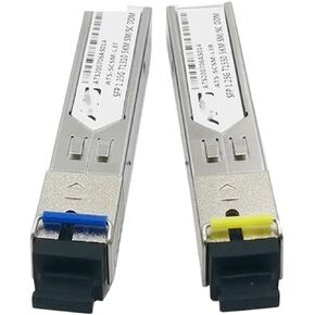 SFP Module SC Connector 1.25G SC BiDi 1310nm/1550nm WDM Switch SFP Transceiver Module with Switch with DDM Function (Color : 5 Pair 20KM)