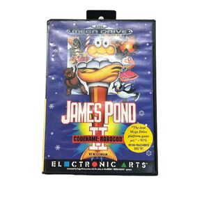 James Pond II Codename Robocod Game Cartridge 16 Bit MD Game Card With Retail Box For Sega Mega Drive For Genesis Video Game Console