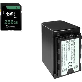 Synergy Digital Accessory Kit, Compatible with Panasonic HC-X20 4K Camcorder Includes: ACD794 Battery, KSD256GB Memory Card