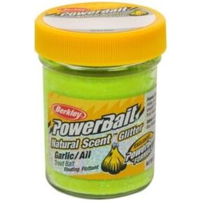 PowerBait Natural Scent Glitter Trout Bait - Garlic Scent - Rainbow