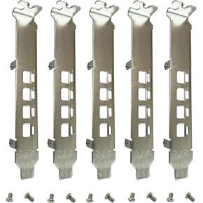 BestParts 5-Pack New Generic Full Height Long Brackets Replacement for NVIDIA Quadro K1200 NVS 510 P400 P600 P1000 with Screws