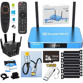 2024 Version, S 5 M-A-X with Built-in Voice Remote Control System, 6K Ultra high Definition, 4GB RAM+64GBROM