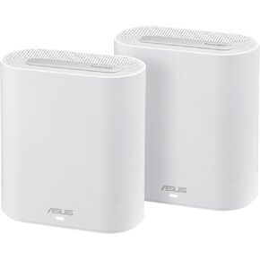 ASUS ExpertWiFi EBM68 AX7800 Tri-Band Business WiFi 6 System (2 Pack) Guest Portal & SDN, VLAN, Easy Setup and Remote Management, Scalable, AiMesh, Free Commercial-Grade Network Security (Renewed)
