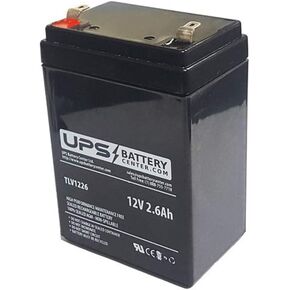 UPSBatteryCenter® 12V 2.6Ah F1 Compatible Replacement Battery for Monster Nomad MNMD-S Speaker