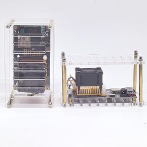Bitaxe Gamma - 1.2+TH/s Bitcoin Miner BM1370 S19 Lotto Device 15W 2.4G WiFi Asic Chip BTC Solo Miner Bitcoin Minning Machine with Home Use (Bitaxe Ultra)