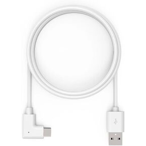 Compulocks 6ft Charge & Data USB-C to USB-C 90-Degree Cable Right Angle White