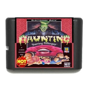 Haunting The Starring Poter Guy 16bit MD Game Card For Sega Mega Drive For Genesis