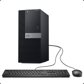 Dell OptiPlex 7060 Tower High Performance Desktop Computer, Intel Six Core i5-8500 up to 4.1GHz, 16G DDR4, 256G SSD, WiFi, BT, 4K Support, DP, Win 10 Pro 64 English/Spanish/French (Renewed)