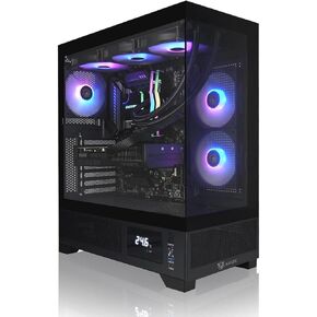 AVGPC Whirlwind Gaming PC, Intel i7 14700KF, RTX 5080, 32GB 6000MHz DDR5, 2TB NVME M.2 SSD, 360MM AIO Liquid Cooling; WiFi/AC, Tempered Glass Case, Windows 11 Home Black