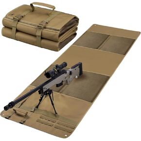 Shooting Mat Prone Padded for Range Shooting, Tactical Shooting Pad Folded Shooter Blanket with Bipod Holder, for Hunting Outdoor Training Competition or Military Application | Extended Design
