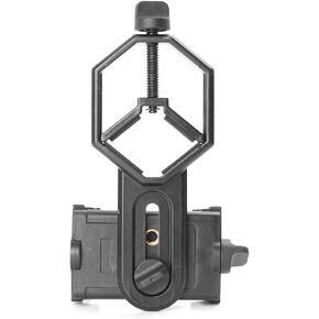 Cnniko2 15.5 * 6 * 4cm 3-Axis Universal Cell Phone Mount Adapter Black For Binocular Monocular Telescope Spotting Scope Microscope