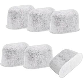 6 Pack Replacement Charcoal Water Filters for Keurig K-Mini, K-Duo, K-Slim, K-Supreme, K-Elite, K-Classic, K-Cafe, K-Select, K-Express, K-Compact - Universal Fit for Keurig 2.0 & 1.0 Coffee Makers