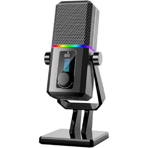 Studio USB Mic Adjustable 20Hz-20KHz Noise Cancelling Microphone for Professional Podcasts Game Streaming