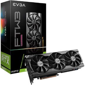 EVGA GeForce RTX 3060 Ti FTW Ultra Gaming, 08G-P5-3667-KR, 8GB GDDR6, iCX3 Cooling, ARGB LED
