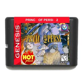 Princce of Persiiaa 2 16 Bit MD Game Card Reproduction Cart for Sega Genesis Mega Drive