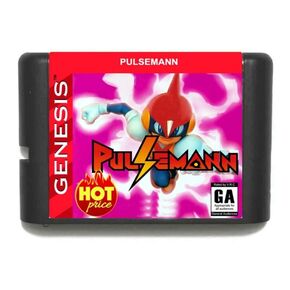 بطاقة لعبة Pulsemann 16 بت MD لـ Sega Mega Drive لتكوين تكوين