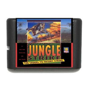 بطاقة لعبة Jungle Strike 16Bit MD لـ Sega Mega Drive لـ Genesis
