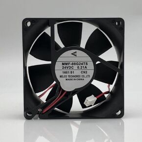 Original MMF-08G24TS-CN2 Fan DC 24V 0.21A 808025mm Yaskawa Inverter Fans 2wire