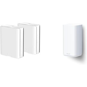 Bundle of ASUS BQ16 Pro Quad-Band WiFi 7 Mesh (2Pk) up to 8000 sqft, 2X 10G Ports Eac, VPN&Parental Control, Subscription-Free Security + BD5 Outdoor Dual-Band WiFi 7 Mesh, 5000 Mbps 2500 sq ft, IP65
