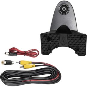 EWAY HIGHT TOP ROOK Mount Camera W/20ft RCA Extension Cable لاستبدال عداء Mercedes مع عكس مبادئ توجيهية اختيارية لشاحنات Benz Sprinter Cargo W/ما بعد البيع Rad