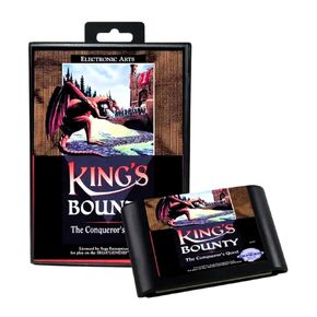 Kings Bounty The Conquerors Quest Game Cartridge 16 Bit MD Game Card With-Retail-Box For Sega Mega Drive For Genesis Video Game Console