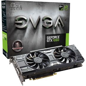 EVGA GeForce GTX 1060 6GB GAMING ACX 3.0, 6GB GDDR5, LED, DX12 OSD Support (PXOC) Graphics Card 06G-P4-6262-KR