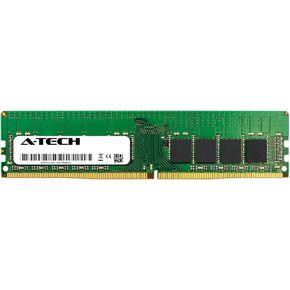 A-Tech 32GB ECC Unbuffered Memory Kit (2 x 16GB) for DELL PowerEdge T30 Mini Tower Server - ECC-UDIMM DDR4 2400MHz PC4-19200 288-Pin DIMM 2Rx8 1.2V Dual Rank RAM (AT316654SRV-X2U1)