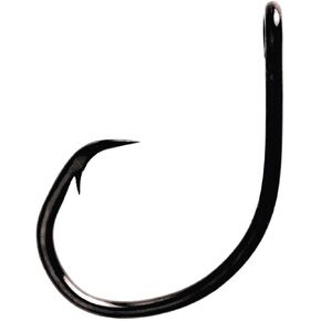 Eagle Claw L2004 Platinum Black Finish, Non-Offset Tournament Hooks, Sizes 5/0 to 10/0 in 50 and 100 Packs