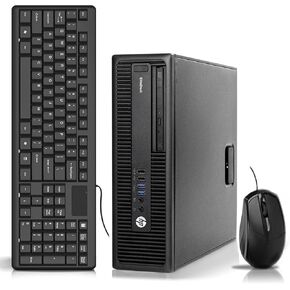 HP EliteDesk 800 G2 SFF Small Form Factor Desktop Computer PC, Intel Core i7-6700 Up to 3.4GHz, 32GB RAM, 1TB SDD & 500 HDD, Mouse & Keyboard, Wi-Fi, Web, BT Windows 10 pro, Black (Renewed)