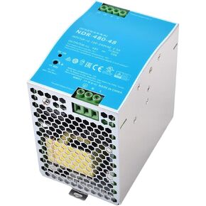 NDR-480-48 48V 10A 480W Industrial DIN Rail Power Supply, High Efficiency, for Automation Systems