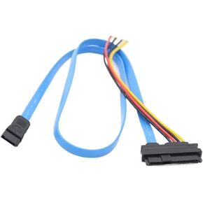 SAS to SATA 29 Pin Famale 4 Pin Male Cable Connector Adapter Converter SAS Adapter Cable for Hard Disk Drive Power Cable Adapter