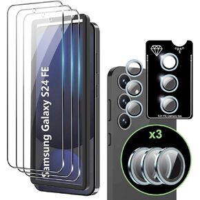 for Samsung Galaxy Xcover 7 Pro Screen Protector with Camera Lens Protector, 9H Hardness Anti-Scratch Tempered Glass flim, Case Friendly, Anti-Fingerprint,Anti-Scratch (2+2 PACK)