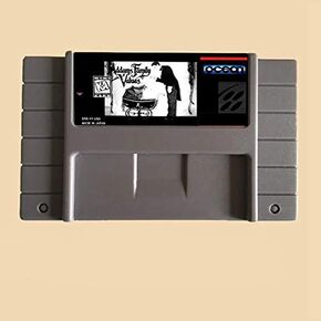 Royal Retro Addams Family Values 46 Pin 16 Bit Grey Game Card For USA NTSC Game Player