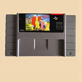 Royal Retro Addams Family-Pugsleys Scavenger Hun 46 Pin 16 Bit Grey Game Card For USA NTSC Game Player