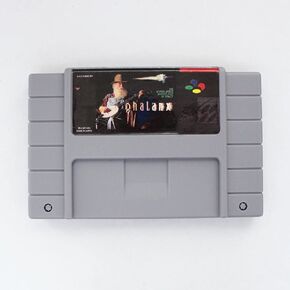 Royal Retro Phalanx - The Enforce Fighter A-144 16 bit Big Gray Game Card For NTSC Game Player
