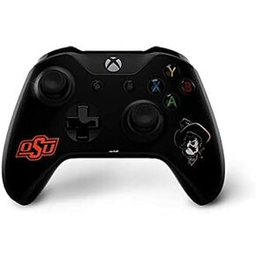 Skinit Decal Gaming Skin Compatible with Xbox One X Controller - Officially Licensed Oklahoma State University Black Jersey Design
