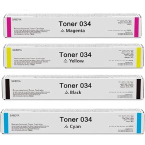 CRG-034 034 Toner Cartridge High Yield Black Cyan Magenta Yellow Compatible canon 034 toner use for imagerunner Advance MF810Cdn imageCLASS MF820Cdn Printer