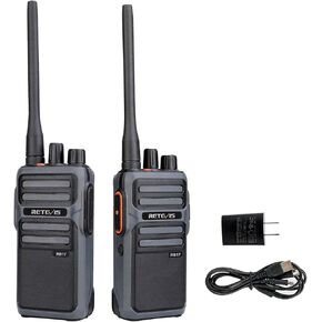 Retevis RB17P GMRS Handheld Radio,30 CH Long Range Walkie Talkie for Adults,SOS Siren,NOAA Weather Receiver Scan,2200mAh Rechargeable Two Way Radios for Off Road Camping Hiking (2 Pack) in Saudi Arabia