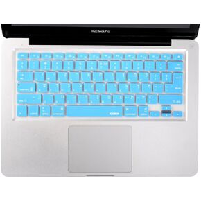 XSKN Hebrew Language Keyboard Cover Silicone Skin for MacBook Air,MacBook Pro 13 15 17 Inch(US and EU Version) (Black)
