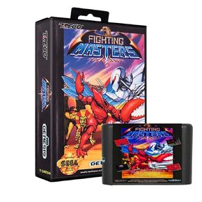 Fighting Masstrs Game Cartridge 16 Bit MD Game Card with-tail-box for Sega Mega Drive for Genesis Video Game Console