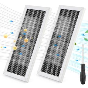 2PCS Microwave Charcoal Filter Compatible with Samsung ME19R7041FS,ME19R7041FS/AA, ME19R7041FT,ME19R7041FT/AA, ME19R7041FB,ME19R7041FB/AA Accessories Replacement