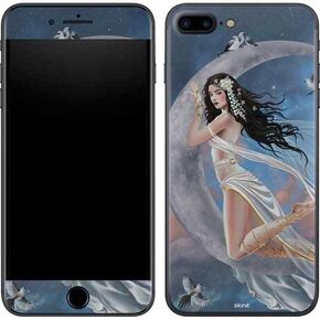 Skinit Decal Phone Skin Compatible with iPhone 8 Plus - Originally Designed Fairy on Moon with Birds by Nene Thomas Design